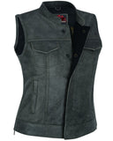 Women's Premium Single Back Panel Concealment Vest - GRAY