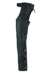 Unisex Basic Coin Pocket Leather Chaps