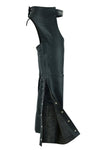 Unisex Basic Coin Pocket Leather Chaps