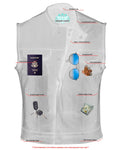 Eclipse Black Motorcycle Vest - Hidden Smart Access Pockets & Durable Lining