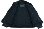 Men's Black Drum Dyed New Zealand Lambskin Jacket