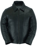 Men's Black Drum Dyed New Zealand Lambskin Jacket