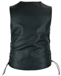 Clara Women's leather motorcycle vest