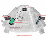 Super Arnold Men's Black Leather Jacket – Retro Design