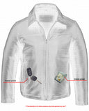 Men's Black Drum Dyed New Zealand Lambskin Jacket