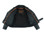 SpeedMoto Women's Leather Motorcycle Jacket