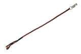 GBW22 Leather Biker Whip-Orange/Black