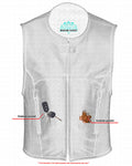 Men's Updated Perforated SWAT Team Style Vest - Black