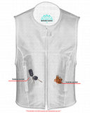 Men's Updated Perforated SWAT Team Style Vest - Black