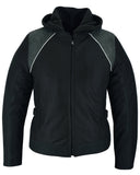 Darkstream Women's Mesh  Motorcycle Jacket - Black/ Black Tone Reflective