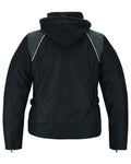 Darkstream Women's Mesh  Motorcycle Jacket - Black/ Black Tone Reflective