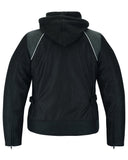 Darkstream Women's Mesh  Motorcycle Jacket - Black/ Black Tone Reflective