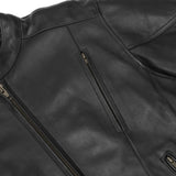Men's Premium Vented Motorcycle Jacket – Side Laces