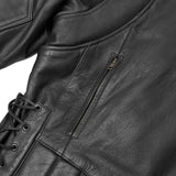 Men's Premium Vented Motorcycle Jacket – Side Laces
