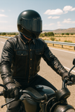 Rusty - Men's Shirt Style Leather Motorcycle Jacket