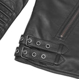 Shadow Queen Women's Black Fashion Leather Jacket