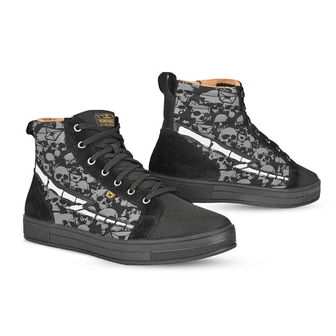 Men's Slayer Skulls Canvas Check Riding Shoes