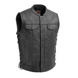 Sniper Men's Motorcycle Leather Vest