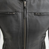 Supastar - Womens Motorcycle Leather Jacket