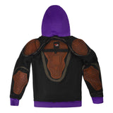 Flex Sheild Purple Armored Hoodie CE Padding