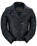 Shadow Queen Women's Black Fashion Leather Jacket