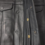 Overlord - Blacked Out Platinum Vest w/ Rolled Collar