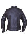 Laced Sleeve Womens Leather Jacket