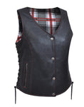 Flannel Lined Womens Vest