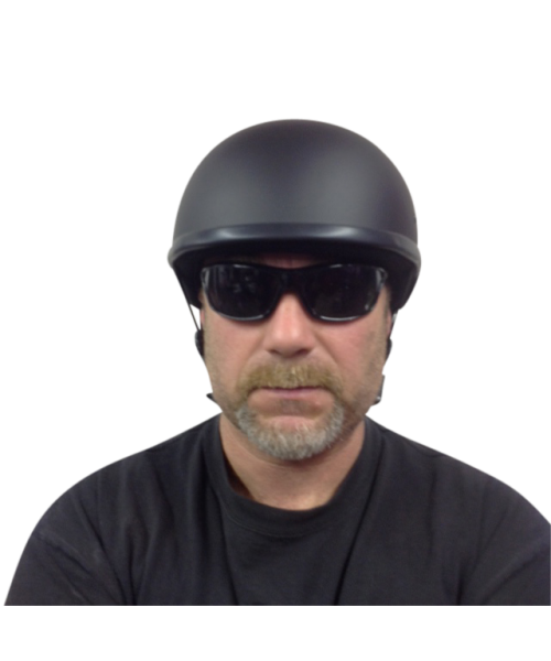 BADASS Bare Bones Smallest DOT Certified Motorcycle Helmet – Route 32 Riding Gear