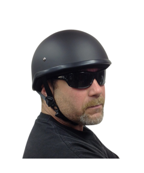 BADASS Bare Bones Smallest DOT Certified Motorcycle Helmet