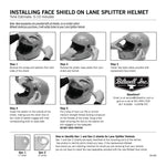 Lane Splitter ECE R22.06 Helmet - Gloss White