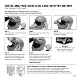 Lane Splitter Helmet - Podium Gloss Orange/Grey/Black