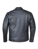 Ultra Soft Mens Distressed Leather Jacket