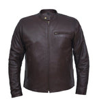 Ultra Soft Mens Distressed Leather Jacket
