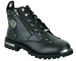 DS9730 Men's 6'' Side Zipper Plain Toe Boot