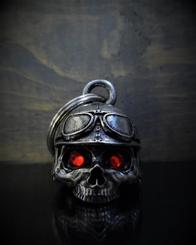 Motorcycle Helmet Skull Diamond Bell