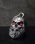 Old School Biker Skull Diamond Bell