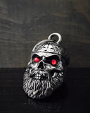 Old School Biker Skull Diamond Bell