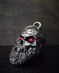 Old School Biker Skull Diamond Bell