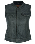 DS229  Women's Premium Single Back Panel Concealment Vest - GRAY