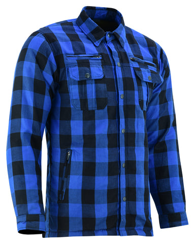Armored Flannel Shirt - Blue