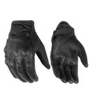 Perforated Leather Glove Mens