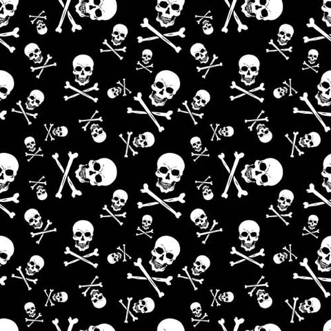 BD2512 Bandana Skull and Crossbones