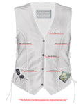 DS223 Women's Ultra-Thin  Braided Vest