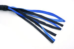 GBW205 Leather Biker Whip-Blue/Black