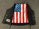 American Flag Lined Womens Vest