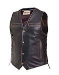 Vintage Brown Traditional Vest Men's