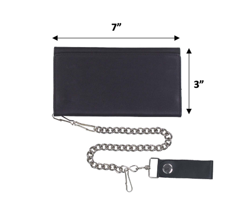 Derringer Wallet Tri-fold Black
